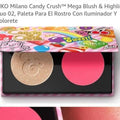 Candy Crush™ Mega Blush & Highlighter Duo 02, una paleta que incluye colorete e iluminador.