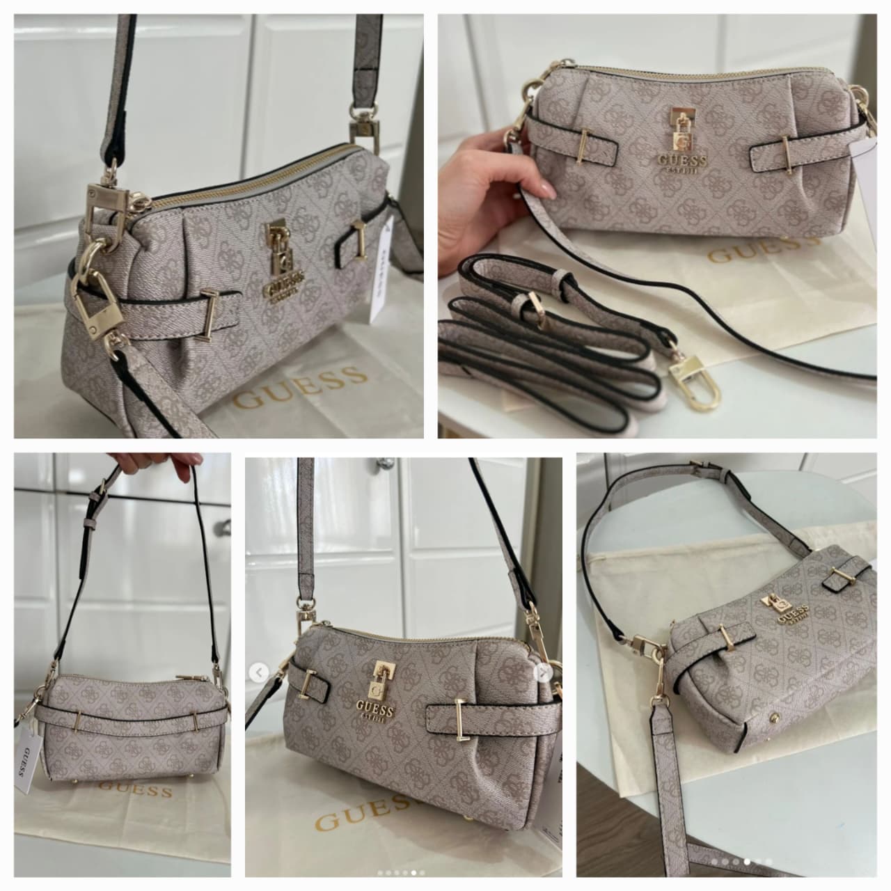 Bolso tipo crossbody de la marca Guess
