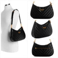 Guess Jania Top Zip acolchado en color negro.