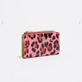 Bimba y Lola Cartera Compacta Textura Brillo Leopard Fresa