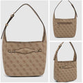 Guess Katya Monogram Print Hobo Bag